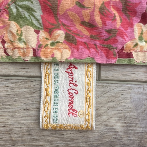 Vintage April Cornell Rectangle Tablecloth - Picture 2 of 7